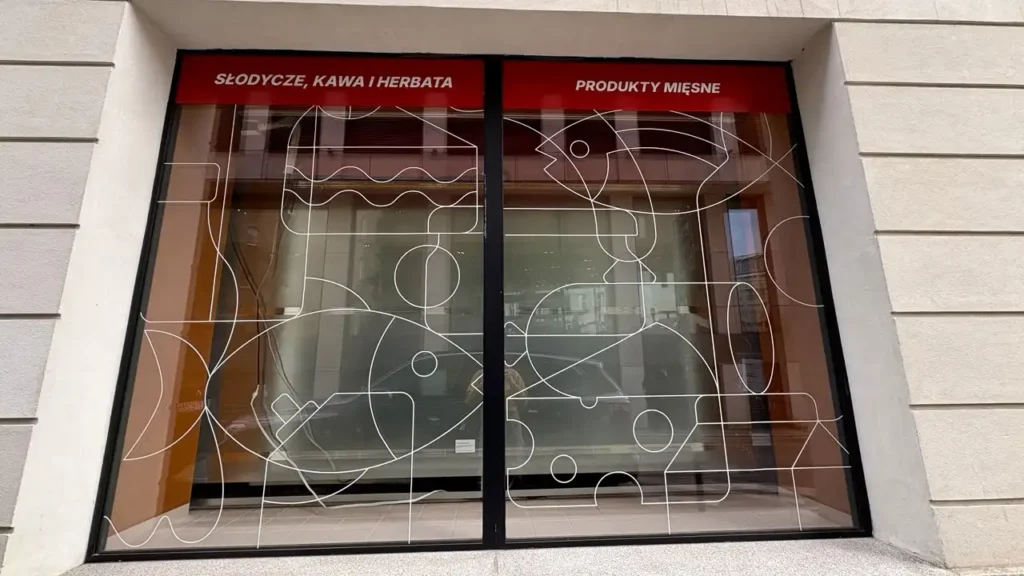 Folia cięta, oklejanie sklepów w Poznaniu